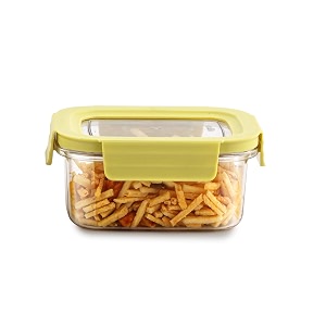 cello stylelock pet storage container for kitchen 550 ml baby green  freezer amp fridge safe stackable airtight kitchen storage container jar box set for biscuits bread coffee fruits pasta flour spices