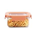 CELLO Stylelock Pet Storage Container for Kitchen 550ml Baby Orange | Freezer &amp; Fridge Safe Stackable Airtight Kitchen Storage Container Jar Box Set for Biscuits Bread Coffee Fruits Pasta Flour Spices