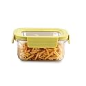CELLO Stylelock Pet Storage Container for Kitchen 550 ml Baby Green | Freezer &amp; Fridge Safe Stackable Airtight Kitchen Storage Container Jar Box Set for Biscuits Bread Coffee Fruits Pasta Flour Spices