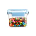 CELLO Stylelock Pet Storage Container for Kitchen 880 ml Baby Blue | Freezer &amp; Fridge Safe Stackable Airtight Kitchen Storage Container Jar Box Set for Biscuits Bread Coffee Fruits Pasta Flour Spices