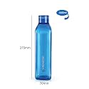 CELLO Venice Plastic Water Bottle | Unbreakable and Hygienic | Perfect for staying hydrated at the school,college, work, gym and outdoor adventures Water Bottle | 1 Litre | Set of 2, Blue
