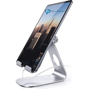 cellphonez adjustable tablet stand compatible with ipad tablets and smartphones