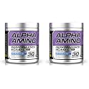 Cellucor Alpha Amino EAA & BCAA Powder | Branched Chain Essential Amino Acids + Electrolytes | ICY Blue Razz | 30 Servings (Pack of 2)