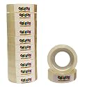 12 Rolls Gold Transparent Tape Refills, Clear Tape, Cello Tape, All-Purpose Transparent Glossy Tape for Office, Home, School - 0.5" Inch X 9 Meter Per Roll