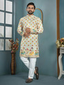 CELLUX Men Kurta Pyjama Set