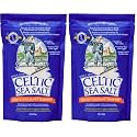 Celtic Sea Salt Kosher,1 lb Resealable Bag,Unrefined Mineral-rich,Chef-Trusted Exquisite Taste,Hand-Harvested,Family Founded Since 1976,(Pack of 2)
