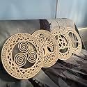 Celtic Symbol Wall Decor 12 Wooden Sacred