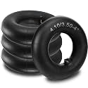 Cenipar 4.10/3.50-4" Lawn Tire Inner Tubes with TR-13 Straight Valve Stem (4-Pack) Heavy Duty Replacement for Wheelbarrow Tire 4",Trunk, Tractor, Garden Carts,Golf Cart, Mowers and More