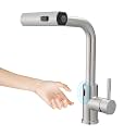 CENOSA Touchless Kitchen Faucet with Pull Down Sprayer, Brushed Nickel