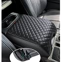 Center Console Cover for Ford F150 2015-2020, Armrest Cover for F250 F350 F450 2017-2022, Expedition 2018-2024, PU Leather Car Truck Interior Accessories Middle Console Cover, Bucket Seat