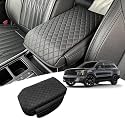 Center Console Cover with Side Pocketes for Kia Sorento 2021-2026 Accessories, Armrest Cover Thickened PU Leather Car Armrest Box Cushion Pad Protector Diamond Stitching
