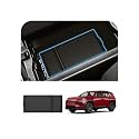 Center Console Organizer for 2026 Toyota RAV4, Secondary Armrest Tray for 26 RAV 4, Silicone Arm Rest Storage Box, Durable & Waterproof, Car Interior accessories for 6th RAV-4, New Driver Gifts, Black