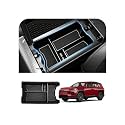 Center Console Organizer for 2026 Toyota RAV4, Armrest Tray for 26 RAV 4, Arm Rest Storage Box with Anti Slip-Pads, ABS Car Snack Organizer, Car Interior accessories for 6th RAV-4, New Driver Gifts