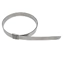 Center Punch Clamps, 5/8" Wide x 6" Diameter, 25 Pack, Stainless Steel