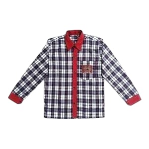 central school uniform cotton regular fit  full sleeve  shirt for boys kendriya vidhyalaya uniform