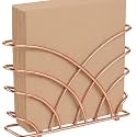 CentraLit Modern Napkin Holder for Dining Table - Kitchen Napkin Holder Tissue Paper Stand for Kitchen, Table, Home Décor, Restaurant, Tissue Dispenser Organizer for Tables, Kitchen (Rose Gold)