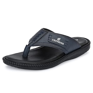 Centrino Mens Flip-Flop Slippers Luxurious Comfort