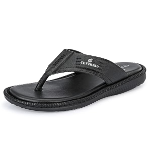 Centrino Mens Flip-Flop Slippers Luxurious Comfort