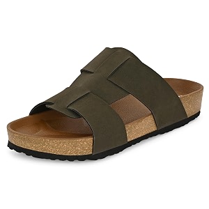 Centrino Mens Berkin-Style Slip-On Sandals Open