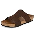 Centrino Mens Berkin-Style Slip-On Sandals Open