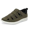 Centrino Men's Fisherman EVA Sandals with Cushioned Insocks, Hook &amp; Loop Strap, Trendy and Sporty Design, Premium Upper, Closed Sandal - For Spring Summer Travelling, Walking (2877)