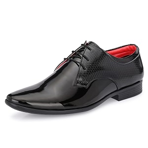 Centrino Mens Glossy Formal Lace-Up Shoes