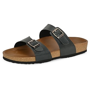 Centrino Womens Berkin-Style Slip-On Sandals Open