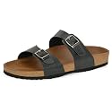 Centrino Womens Berkin-Style Slip-On Sandals Open