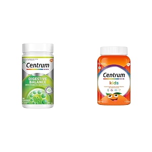 centrum digestive balance - 30 gummies amp optimum gut health 100 veg amp centrum kids multivitamin with probiotics vitamin c amp 11 other nutrientsveg- 30 gummies