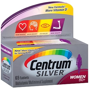 centrum silver women 50 multivitamin tablet 65 count