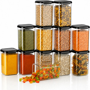 CENTUREUM Plastic Grocery Container - 1100 ml