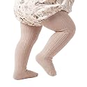 Century Star Baby Girls Cotton Cable Knit Tights for 0-4 Years Toddler