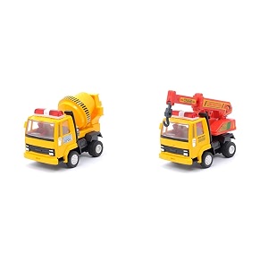 centy toys crane multicolor pull back concrete mixer yellow - adult