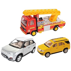 centy toys plastic brezza amp fortuner pull back cars fire ladder truck assorted colours kids