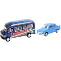 Centy Toys Plastic Pull Back School Bus, Number of Pieces: 1, Yellow&amp;Krasa Centy Plastic Toys Ambassador Car, Multi Color, Kids