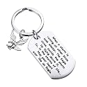 CENWA Eagle Keychain Motivational Encouragement Gift May Your Heart Soar Like an Eagle Inspirational Gifts for Best Friend
