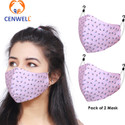 CENWELL WOMEN PINK 100 Cotton Protective Fashionable