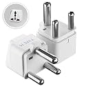 Ceptics India Australia, India To China, Australia, New Zealand &amp; More - Type I - CE Certified - Rohs Compliant - White Adapter - 2 Pack - 5 Years Warranty