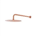 CERA 300mm Round Shower With Arm | Bathroom Accessories | PVD Finish | Wall mount | Brass | Rose Gold | F7010112RG