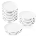 Ceramic Appetizer Plates, 5.6 Inch Small Dessert Plates Set of 30