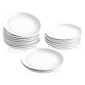 Ceramic Appetizer Plates, 5.6 Inch Small Dessert Plates Set of 16