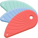 Ceramic Blade Safety Cutter, Mini Box Cutter Fits Keychain, Package Opener &amp; Coupon Cutter Built-in magnetic (3 Pack-A)