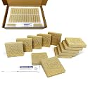 Ceramic Coral Frag Tiles 30pcs for SPS LPS softy frag plugs frag rack ( 30pcs )