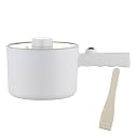 Ceramic Electric Pot 1.5L - Ramen Cooker with Overheat Protection, Portable Multi-Cooker for Pasta, Soup, Frying