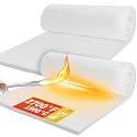 Ceramic Fiber Insulation Blanket, 2 Pcs 24"x15.7"x1" Thick