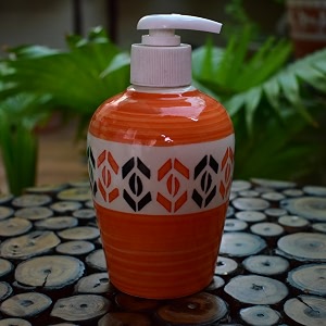 Ceramic Liquid Soap Dispenser 300 ml Dusty