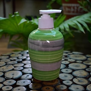 Ceramic Liquid Soap Dispenser 300 ml Forest