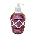 Ceramic Liquid Soap Dispenser 300 ml Purple