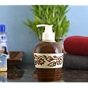 Ceramic Liquid Soap Dispenser 300 ml Chocolate