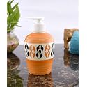 Ceramic Liquid Soap Dispenser 300 ml Orange